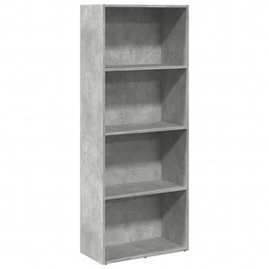 Libreria Grigio Cemento 60x30x152 cm in Legno Multistrato 857911