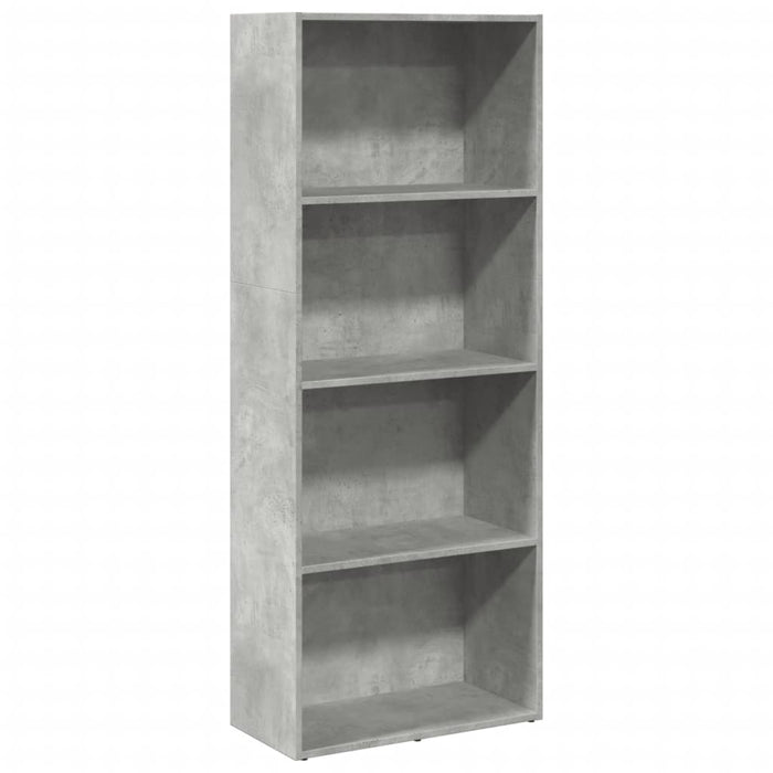 Libreria Grigio Cemento 60x30x152 cm in Legno Multistrato 857911