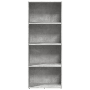 Libreria Grigio Cemento 60x30x152 cm in Legno Multistrato 857911