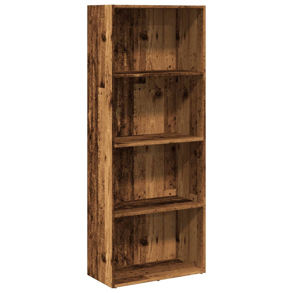 vidaXL Libreria Legno Antico 60x30x152 cm in Legno Multistrato