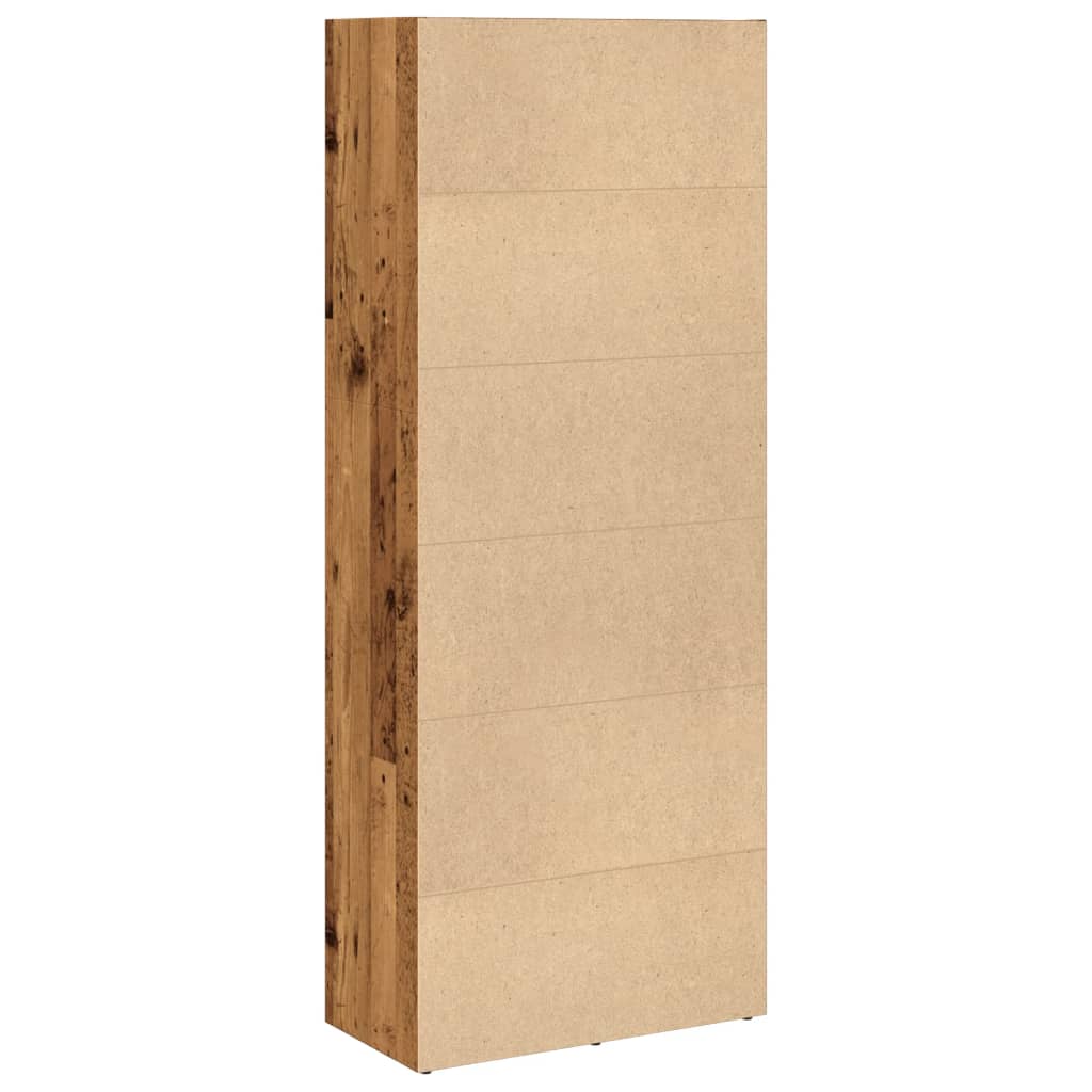vidaXL Libreria Legno Antico 60x30x152 cm in Legno Multistrato