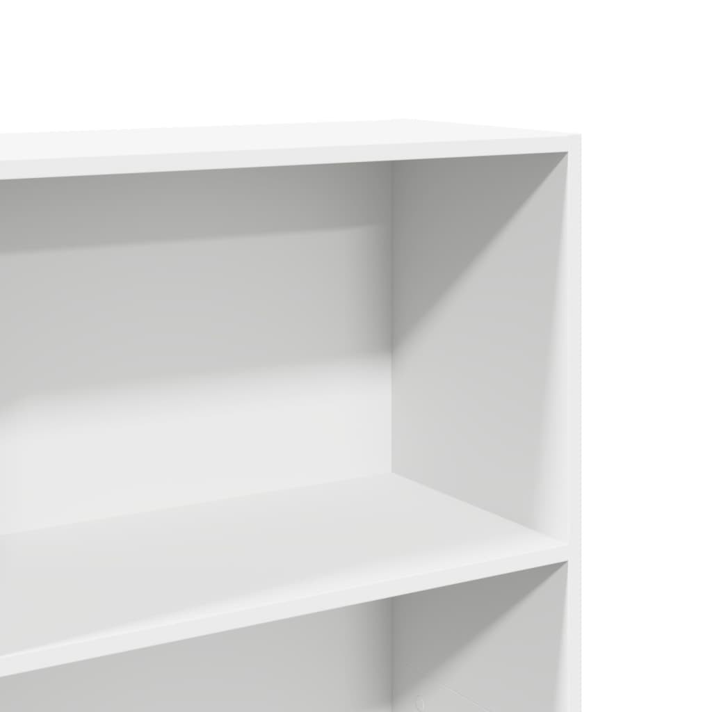 Libreria Bianca 60x30x189 cm in Legno Multistrato 857917