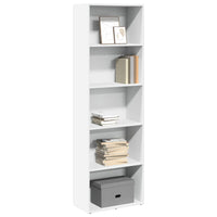 Libreria Bianca 60x30x189 cm in Legno Multistrato 857917