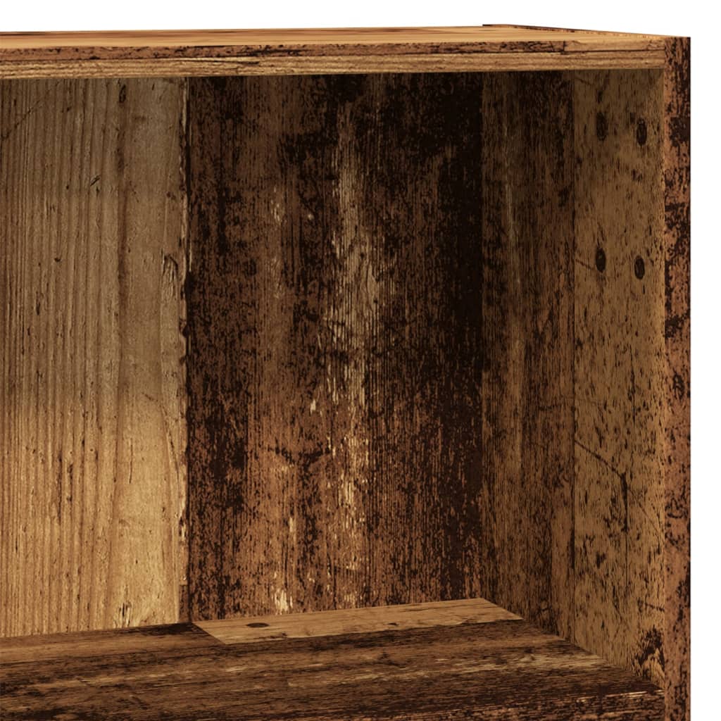 vidaXL Libreria Legno Antico 80x30x77 cm in Legno Multistrato