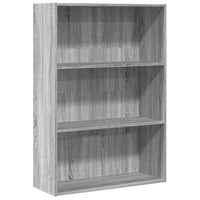 Libreria Grigio Sonoma 80x30x114 cm in Legno Multistrato 857936