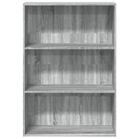 Libreria Grigio Sonoma 80x30x114 cm in Legno Multistrato 857936