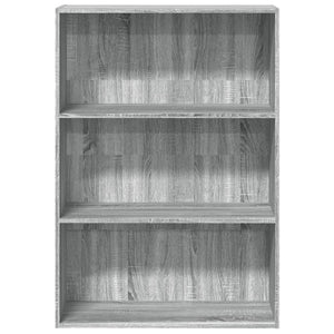 Libreria Grigio Sonoma 80x30x114 cm in Legno Multistrato 857936