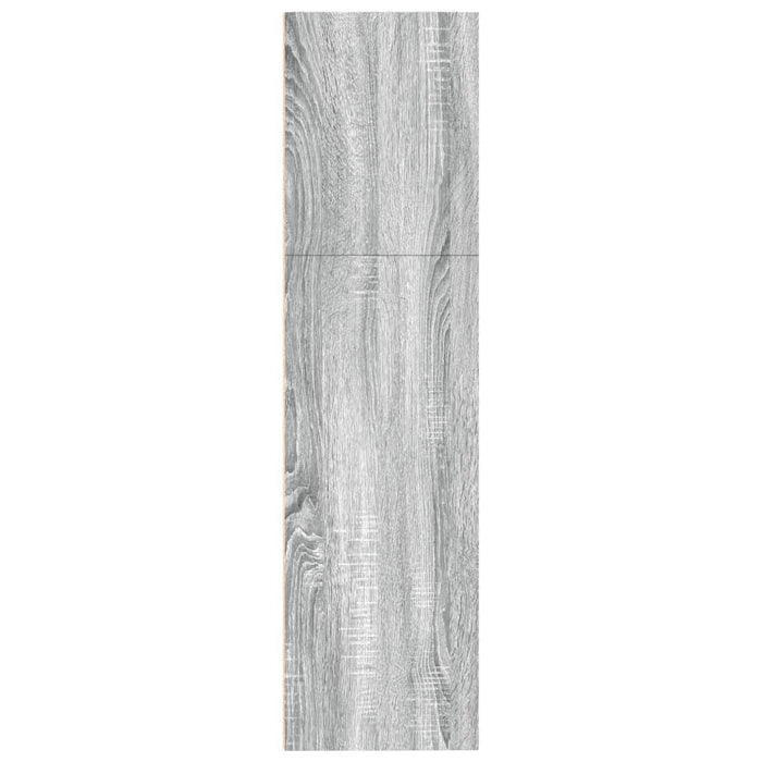 Libreria Grigio Sonoma 80x30x114 cm in Legno Multistrato 857936