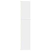 vidaXL Libreria Bianca 80x30x152 cm in Legno Multistrato