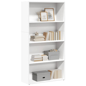 vidaXL Libreria Bianca 80x30x152 cm in Legno Multistrato