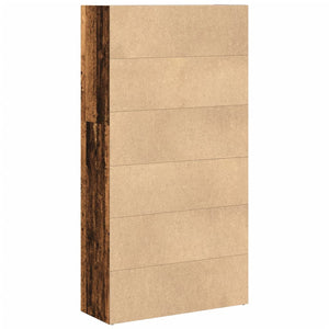 vidaXL Libreria Legno Antico 80x30x152 cm in Legno Multistrato