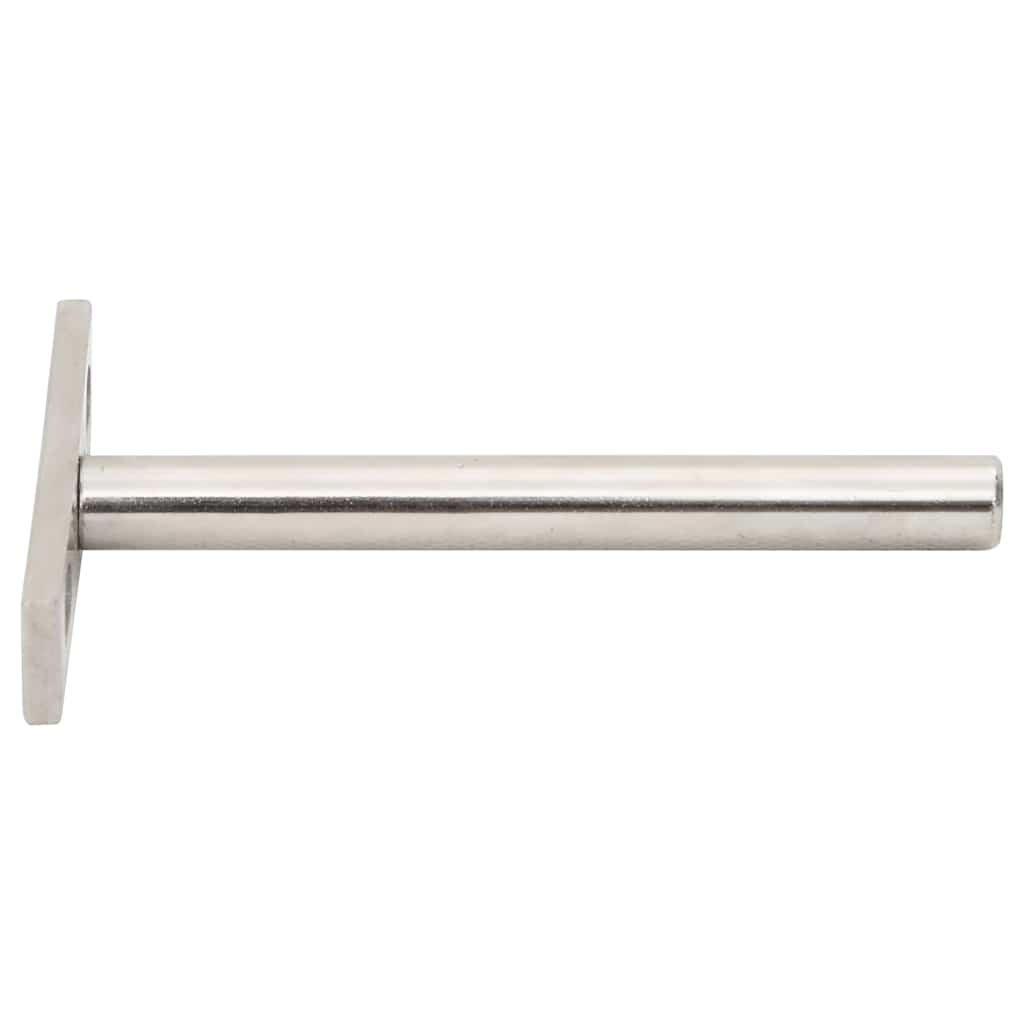 vidaXL Staffe Mensole Galleggianti 12pz Ø10x100 mm Acciaio al Carbonio