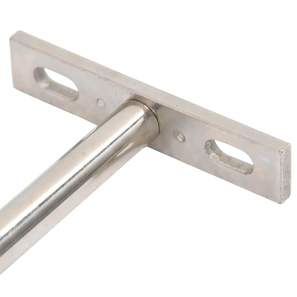 vidaXL Staffe Mensole Galleggianti 12pz Ø10x100 mm Acciaio al Carbonio