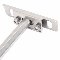 Staffe Mensole Galleggianti 12pz Ø12x100 mm Acciaio al Carbonio 4012403