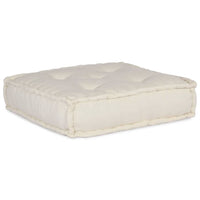 vidaXL Cuscino 2 pcs Crema 70 x 70 x 54 cm Poliestere