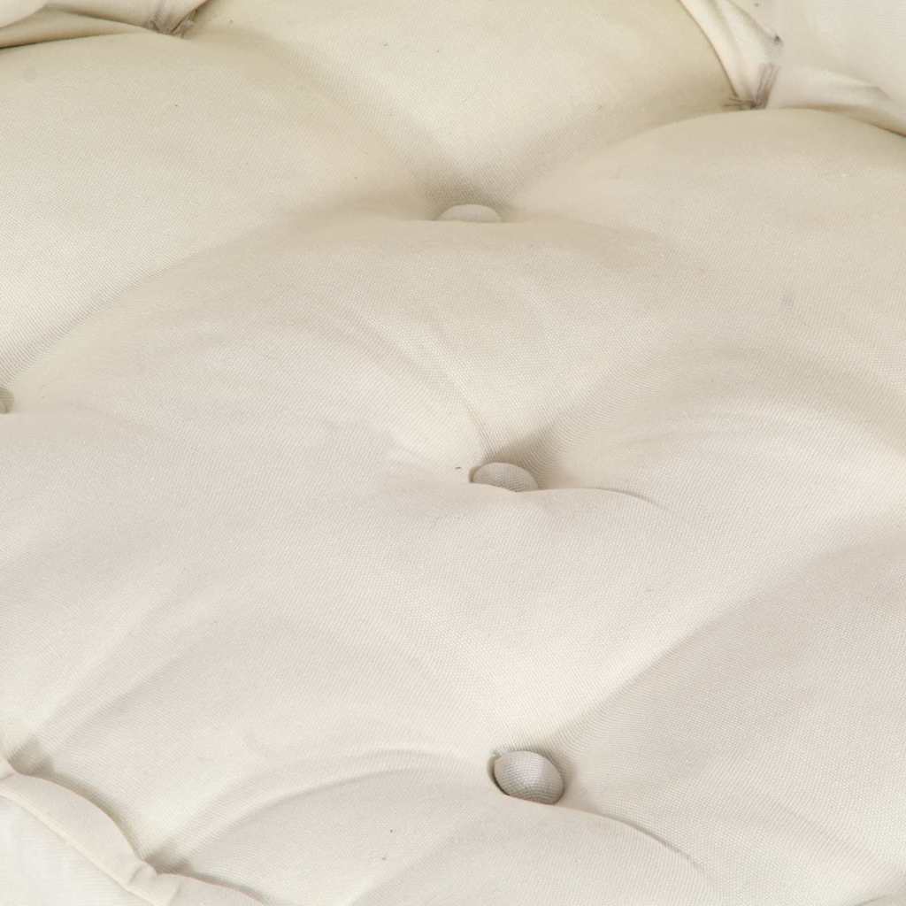 vidaXL Cuscino 4 pcs Crema 70 x 70 x 54 cm Poliestere