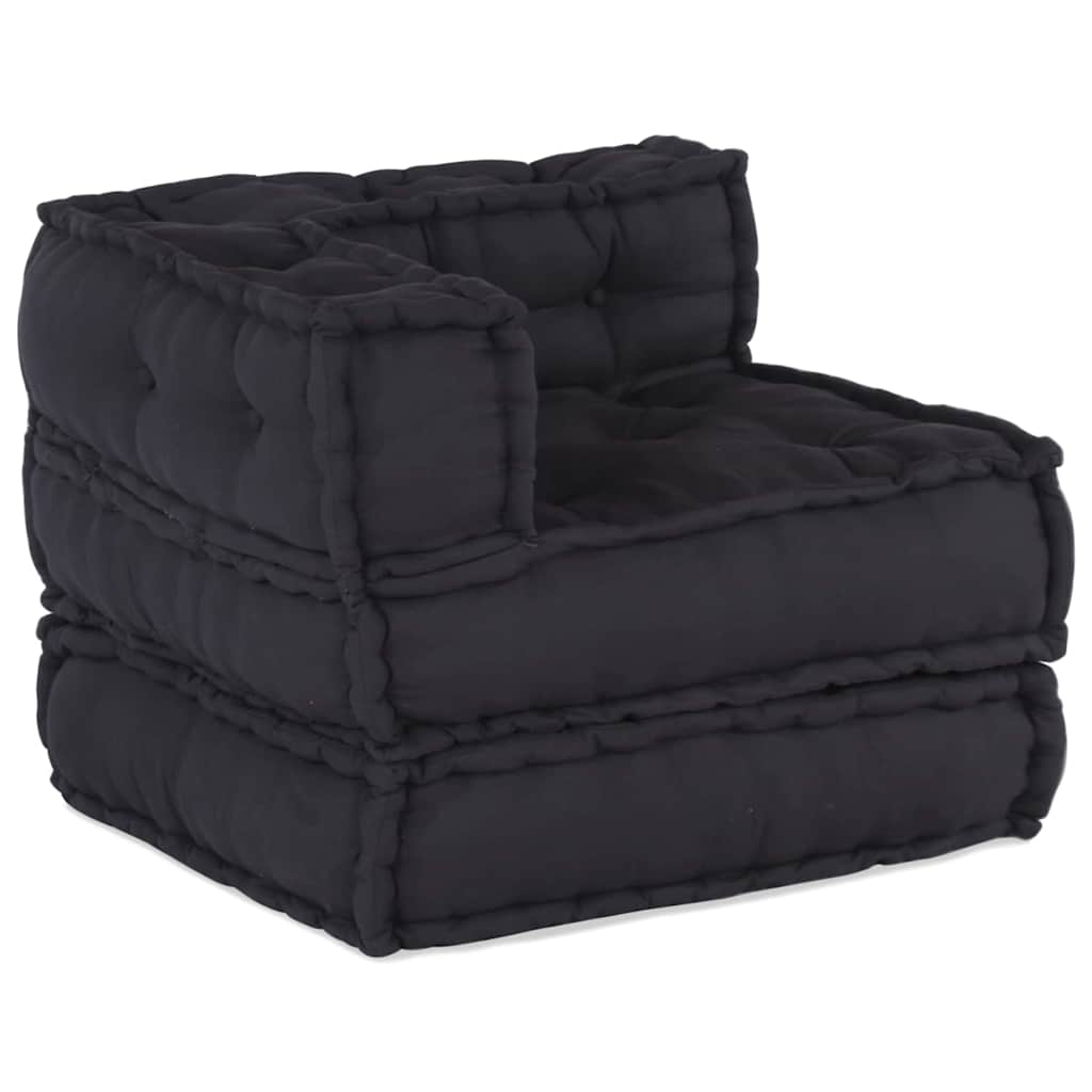 vidaXL Cuscino 2 pcs Antracite 70 x 70 x 54 cm Poliestere