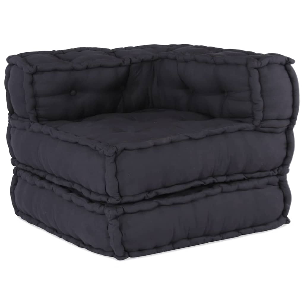 vidaXL Cuscino 2 pcs Antracite 70 x 70 x 54 cm Poliestere