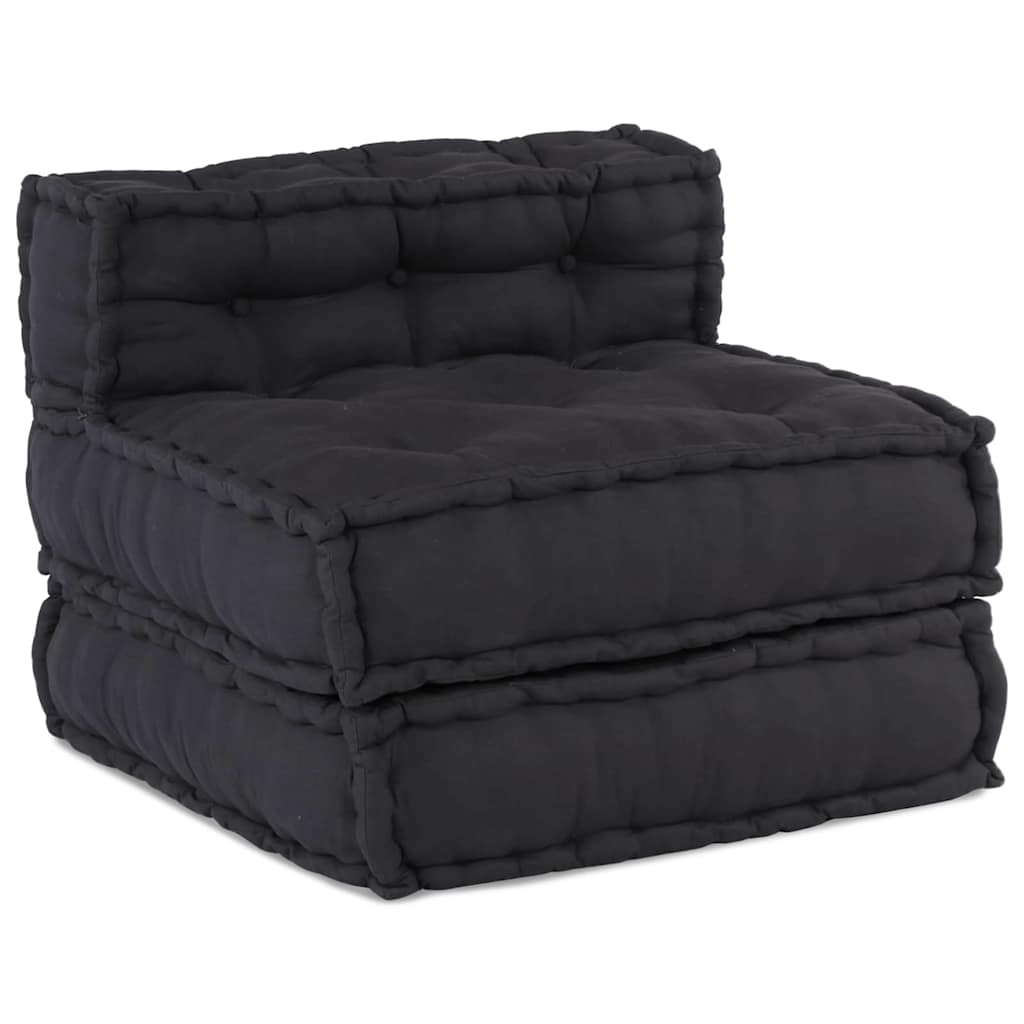 vidaXL Cuscino 3 pcs Antracite 70 x 70 x 54 cm Poliestere