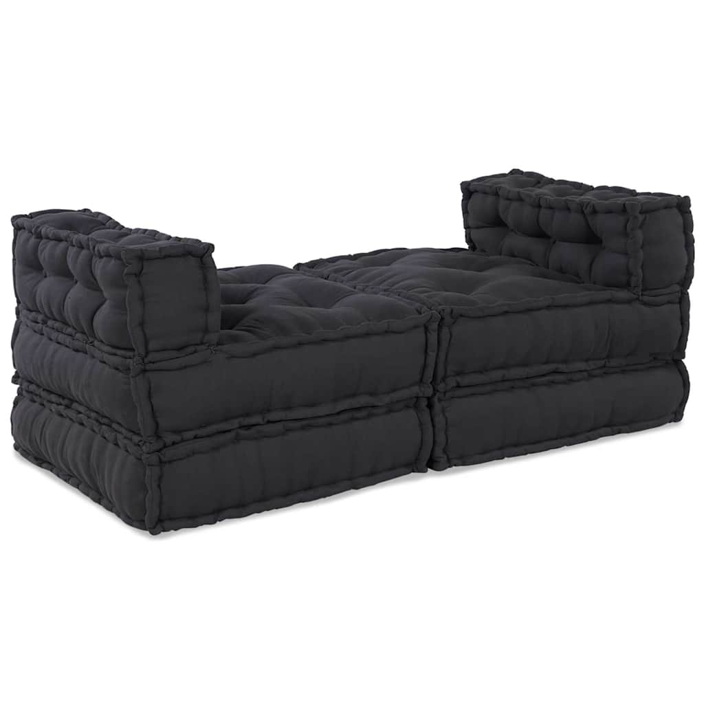 vidaXL Cuscino 4 pcs Antracite 70 x 70 x 54 cm Poliestere
