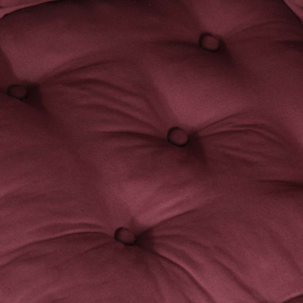 vidaXL Cuscino 2 pcs Rosso 70 x 70 x 54 cm Poliestere