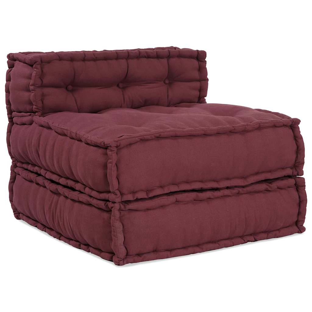vidaXL Cuscino 4 pcs Rosso 70 x 70 x 54 cm Poliestere