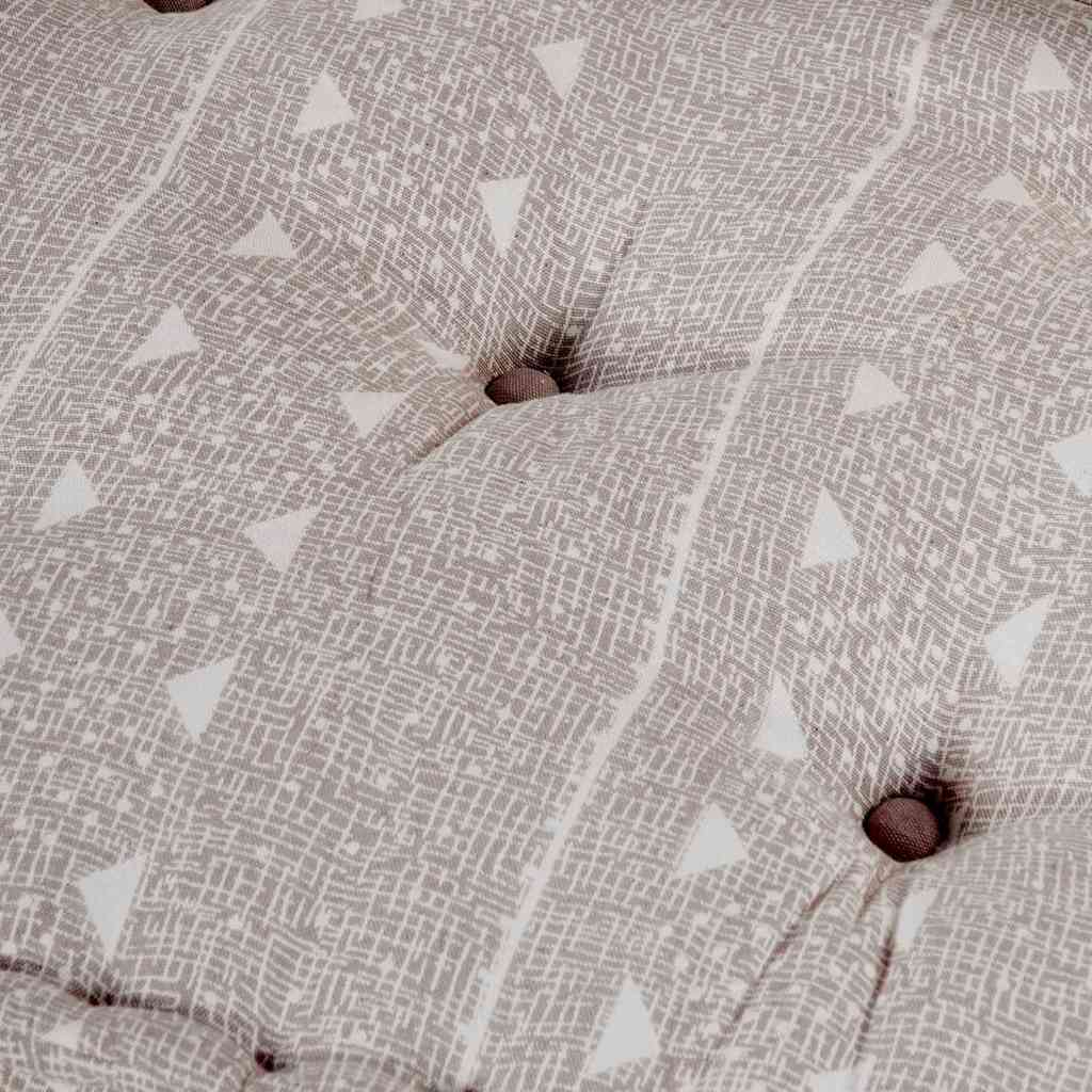 Divano modulare 2 pcs Marrone chiaro 70 x 70 x 36 cm Tessuto 3315105