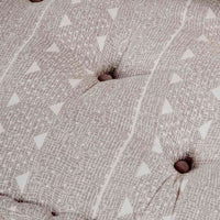 Divano modulare 2 pcs Marrone chiaro 70 x 70 x 36 cm Tessuto 3315105