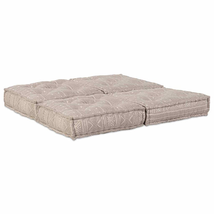 Divano modulare 2 pcs Marrone chiaro 70 x 70 x 36 cm Tessuto 3315105