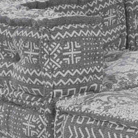 Divano modulare 4 pcs Grigio chiaro 70 x 70 x 56 cm Tessuto 3315109