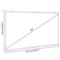 Schermo di Proiezione da Parete 120 Pollici 16:9