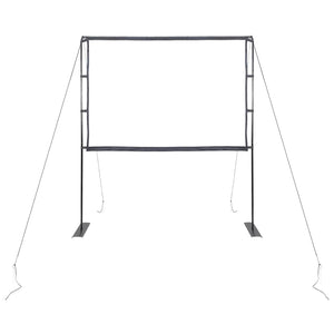 vidaXL Schermo di Proiezione con Supporti 100 Pollici 4:3