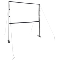 Schermo di Proiezione con Supporti 90 Pollici 16:9