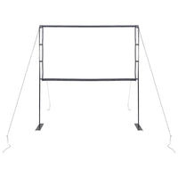 Schermo di Proiezione con Supporti 90 Pollici 16:9