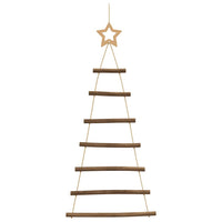 Alberi di Natale sospesi con stelle in alto 2 pz 42x90 cm Ramo naturale 4101009