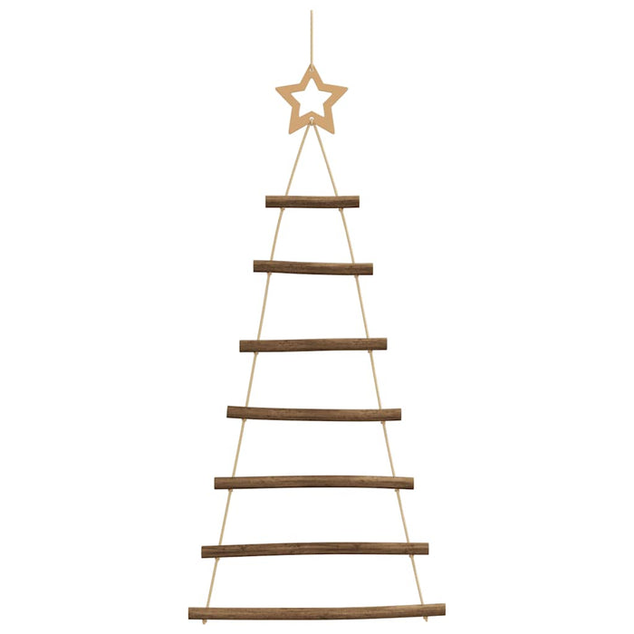 Alberi di Natale sospesi con stelle in alto 2 pz 42x90 cm Ramo naturale 4101009