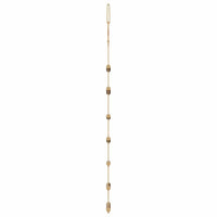 Alberi di Natale sospesi con stelle in alto 2 pz 42x90 cm Ramo naturale 4101009