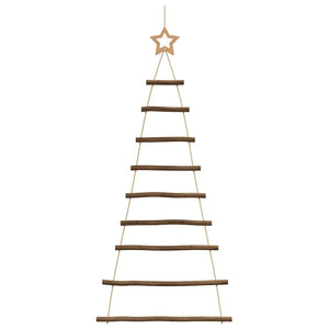 Alberi di Natale sospesi con stelle in alto 2 pz 55x120 cm Ramo naturale 4101010
