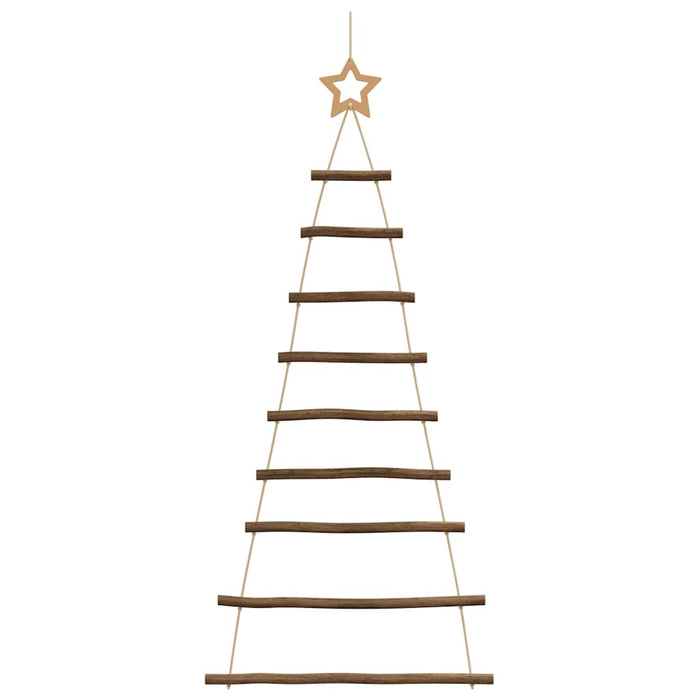 Alberi di Natale sospesi con stelle in alto 2 pz 55x120 cm Ramo naturale 4101010
