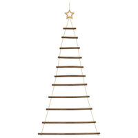 Albero di Natale sospeso con stella superiore 74x150 cm Ramo naturale 4101011