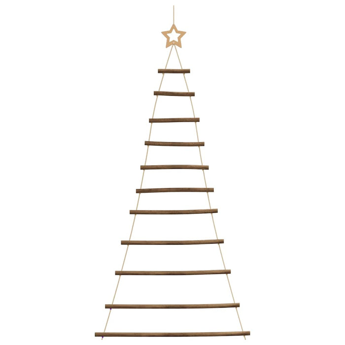 Albero di Natale sospeso con stella superiore 74x150 cm Ramo naturale 4101011