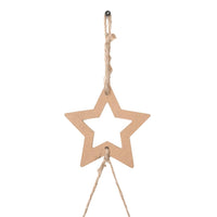 vidaXL Albero di Natale da Parete con Stella 74x150 cm Ramo Naturale