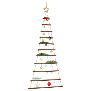 Albero di Natale sospeso con stella superiore 74x150 cm Ramo naturale 4101011