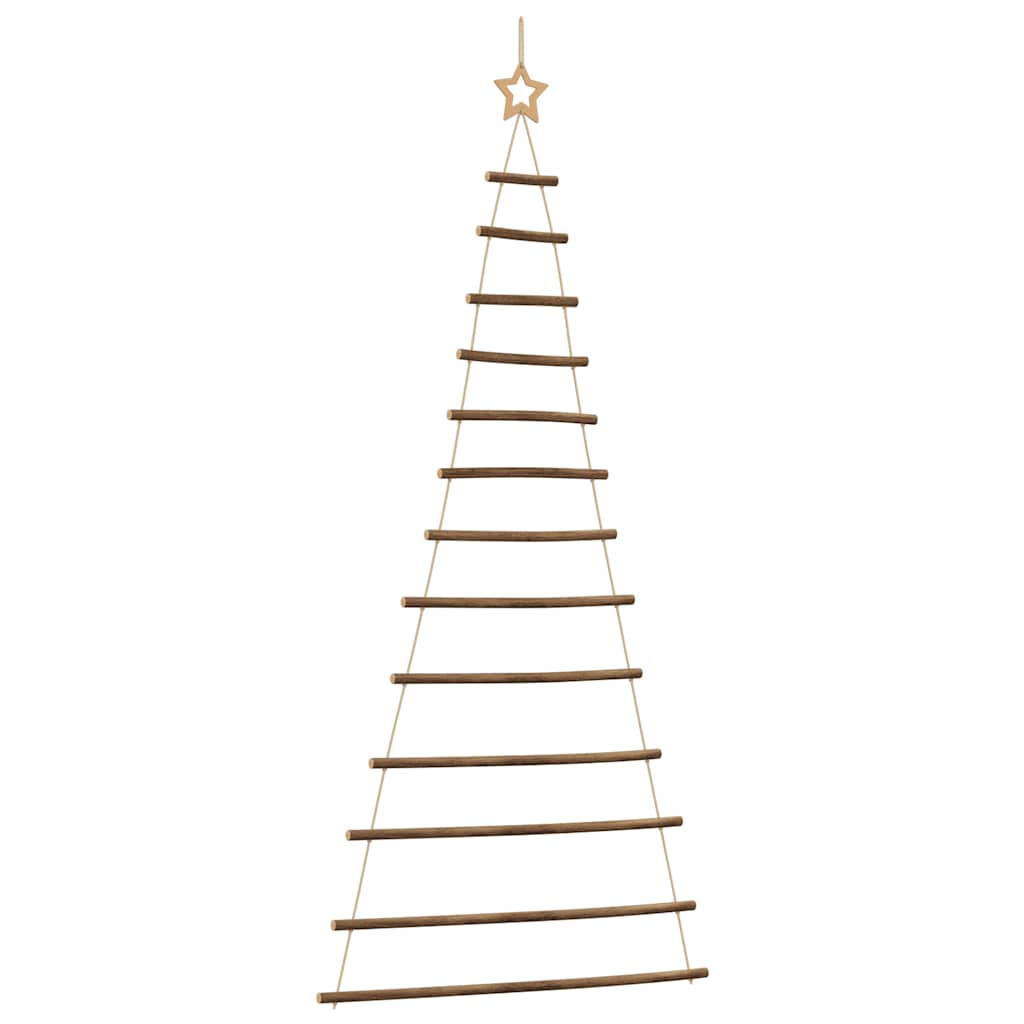 Albero di Natale sospeso con stella superiore 86x180 cm Ramo naturale 4101012