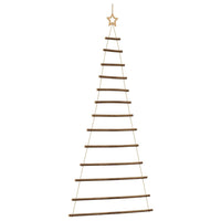 Albero di Natale sospeso con stella superiore 86x180 cm Ramo naturale 4101012