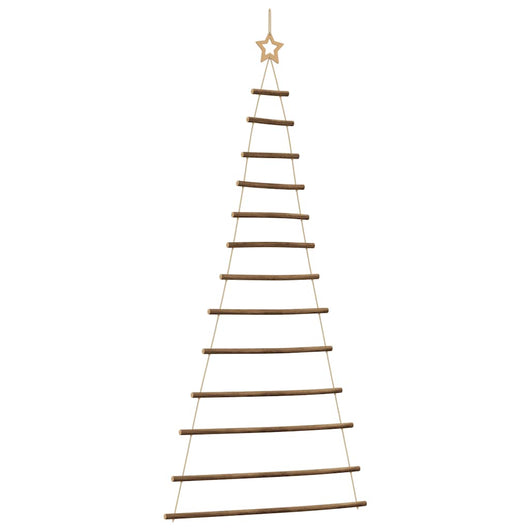 Albero di Natale sospeso con stella superiore 86x180 cm Ramo naturale 4101012