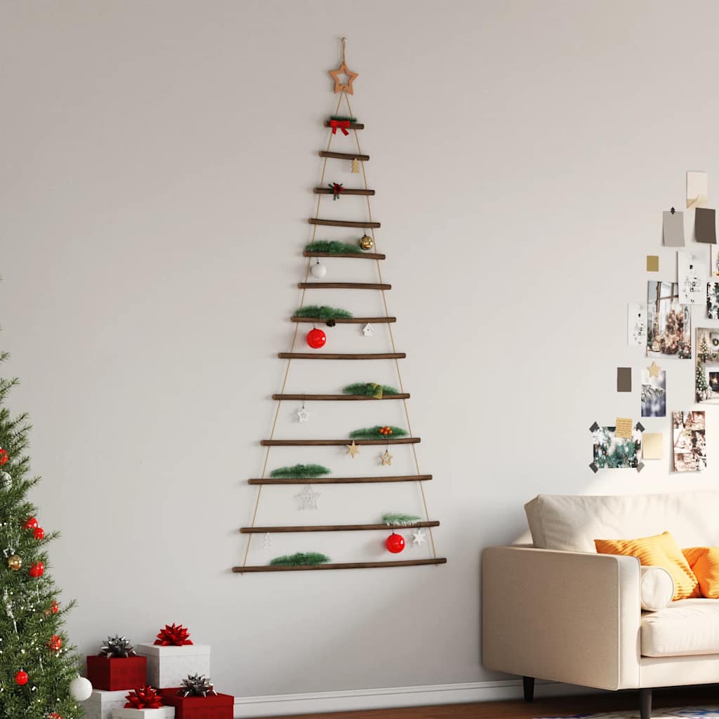 Albero di Natale sospeso con stella superiore 86x180 cm Ramo naturale 4101012
