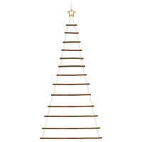 Albero di Natale sospeso con stella superiore 86x180 cm Ramo naturale 4101012