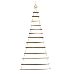 Albero di Natale sospeso con stella superiore 86x180 cm Ramo naturale 4101012