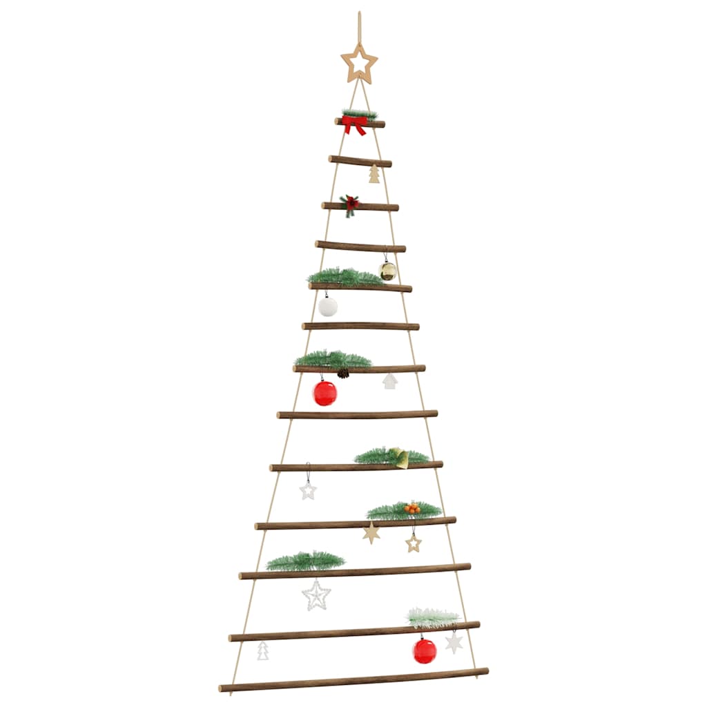 Albero di Natale sospeso con stella superiore 86x180 cm Ramo naturale 4101012
